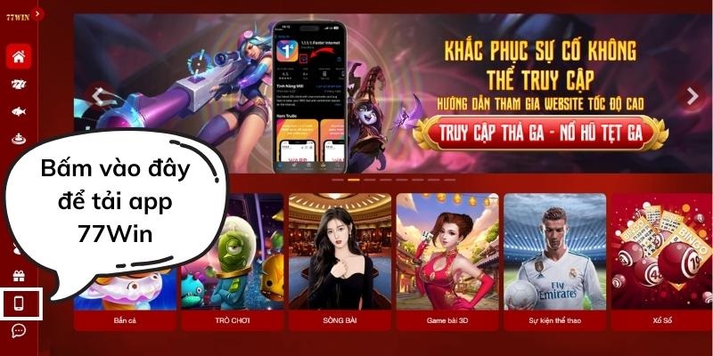 Cách đăng nhập 77win khi đường link bị chặn 